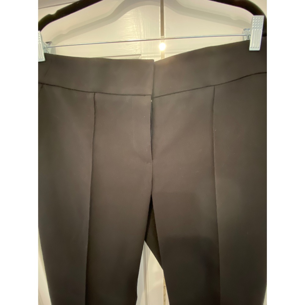 Nicole‎ Miller New York Black Wide Leg Mid-Rise Dress Pants Size 4 Business Work